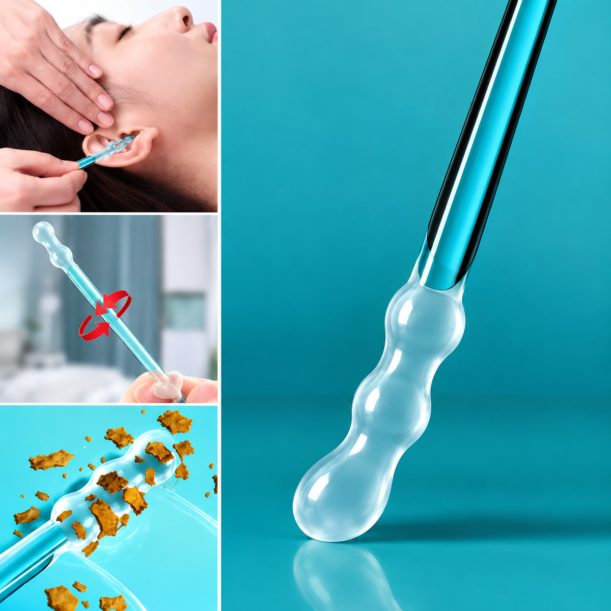 🧼 24-Piece Silicone Ear Cleaner