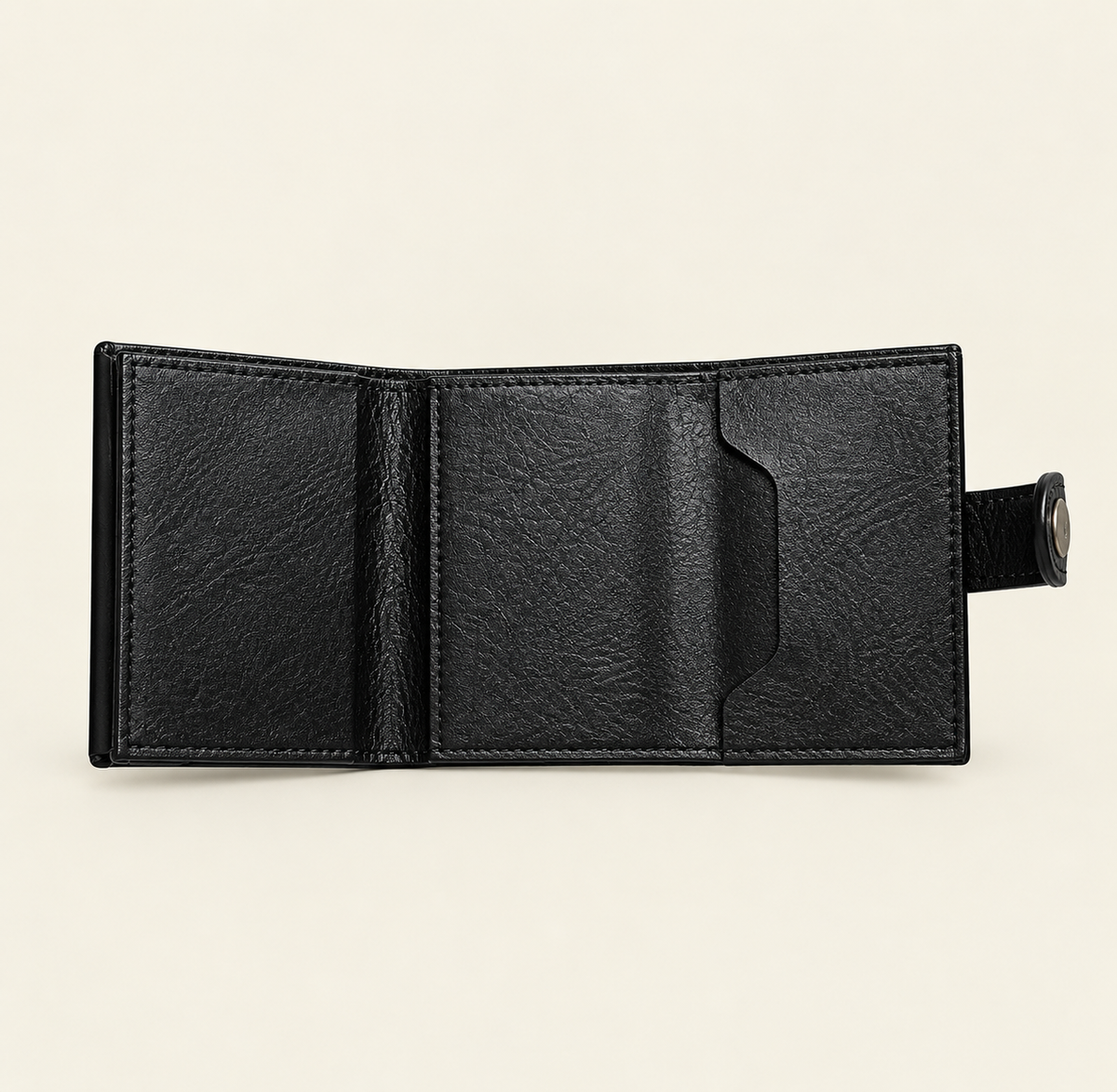 Vintage Leather Pop-Up Wallet
